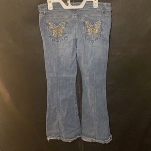 Mossimo Supply Co. low rise flare jeans size 17